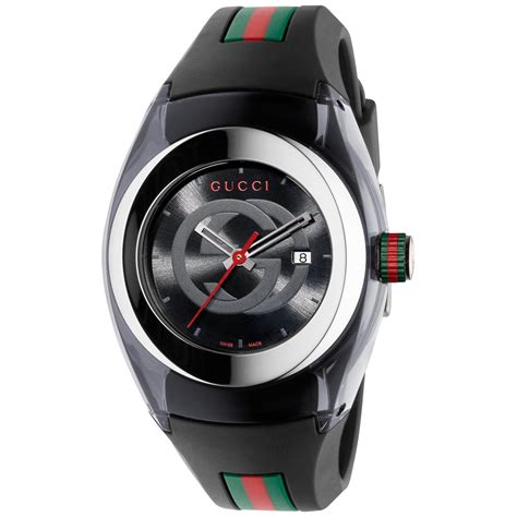 rubber gucci watch